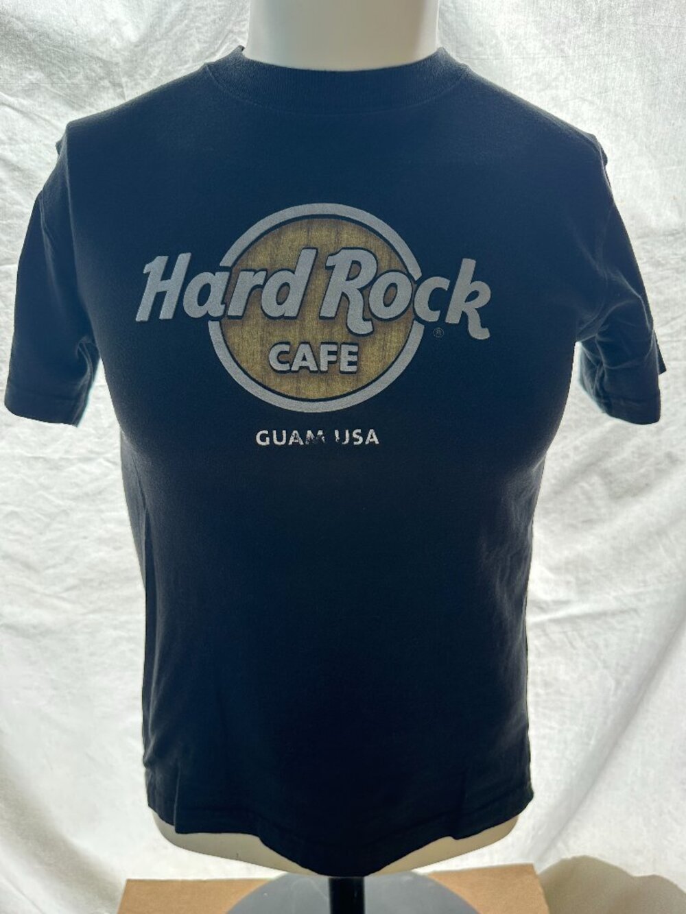 Hard Rock Cafe Guam USA Men's Black T Shirt Size Medium Hafa Adai